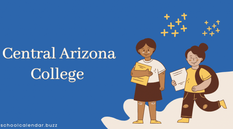 Central Arizona College School Calendar