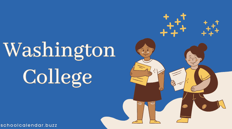 Washington College School Calendar