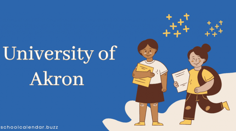 University of Akron School Calendar