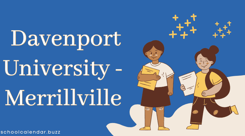 Davenport University - Merrillville School Calendar