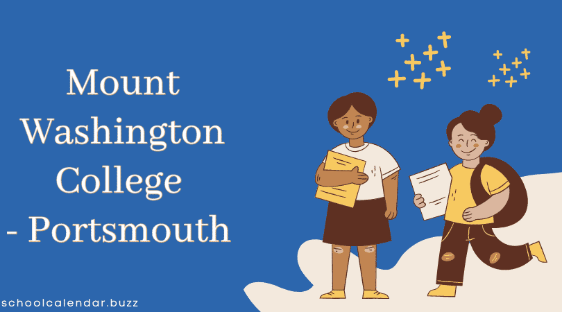 Mount Washington College - Portsmouth School Calendar